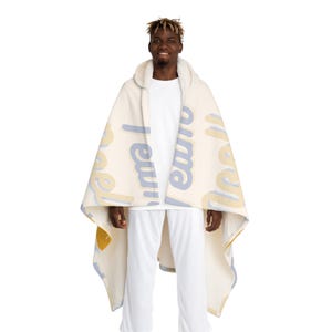 Custom School Spirit Cozy Hooded Sherpa Fleece Blanket for Ultimate Comfort image 2