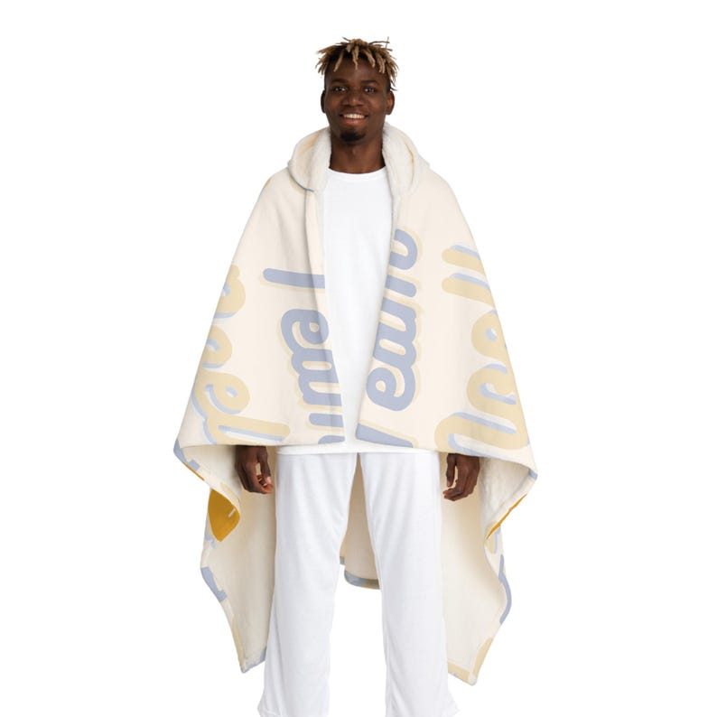 Custom School Spirit Cozy Hooded Sherpa Fleece Blanket for Ultimate Comfort image 2