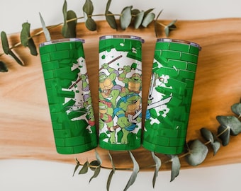 Cartoon Action Tumbler Wrap PNG 20oz & 30oz Tumbler Wrap PNG Sublimation Digital Download Straight Tapered