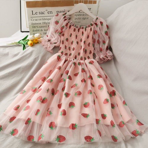 French Style Lace Chiffon Sweet Dress 