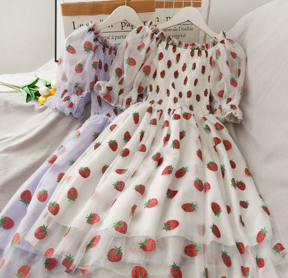 French Style Lace Chiffon Sweet Dress 