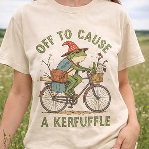 Weg für ein Kerfuffle Shirt - Vintage Cottagecore Zauberfrosch-T-Shirt