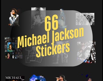 Michael Jackson Stickers | 66 Unique designs