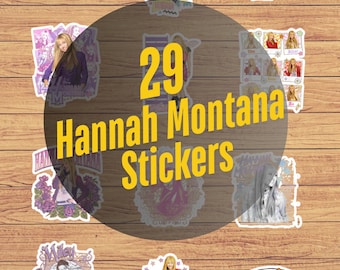 Hannah Montana Sticker Set | 29 PCS