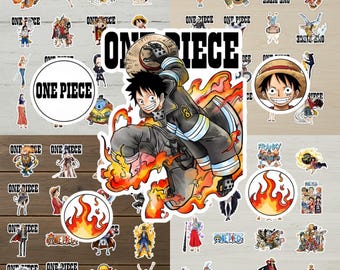 Pirate Anime Sticker Bundle (One Piece-Inspired)