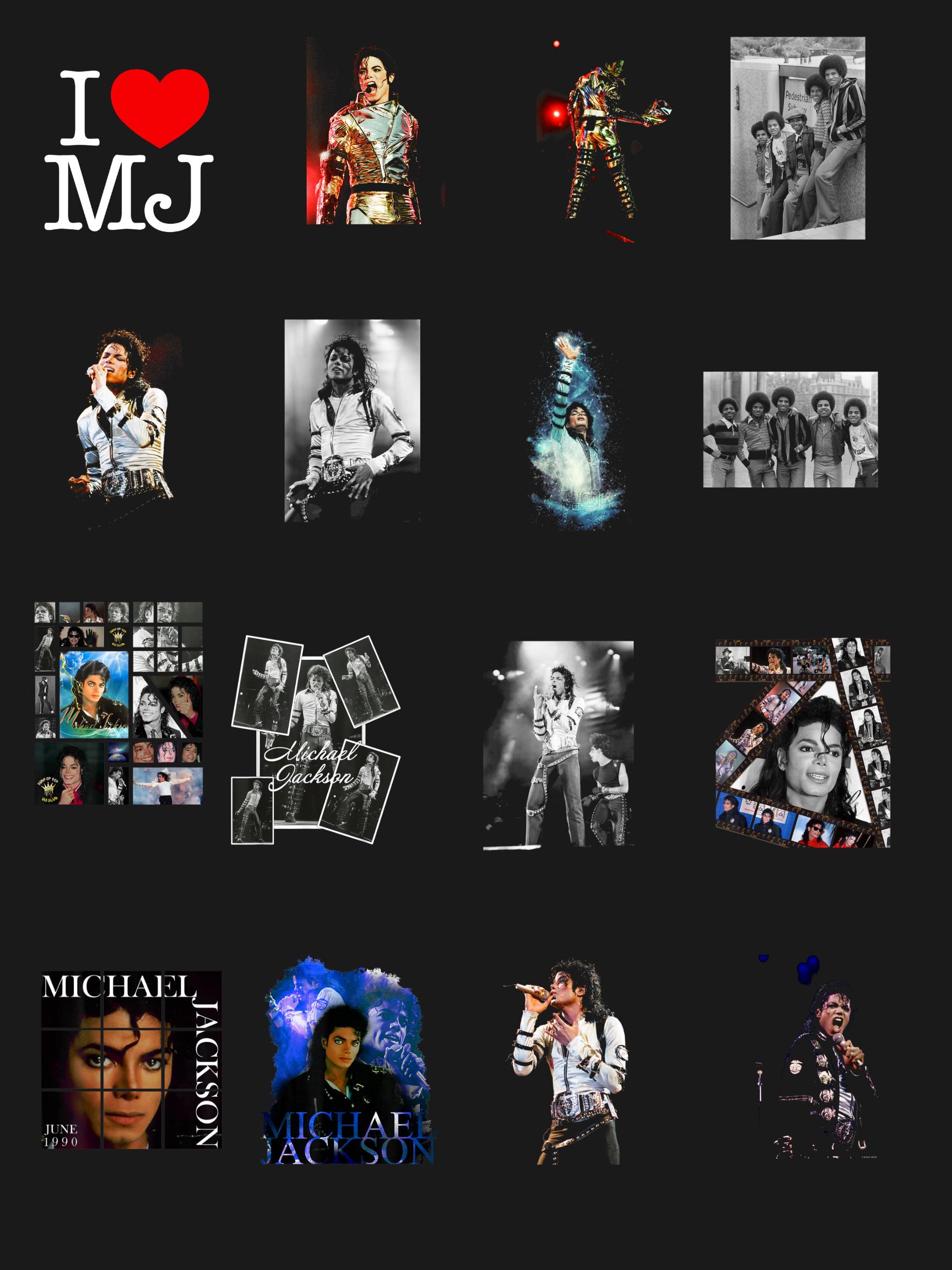 Michael Jackson Stickers | 66 Unique Designs - Etsy