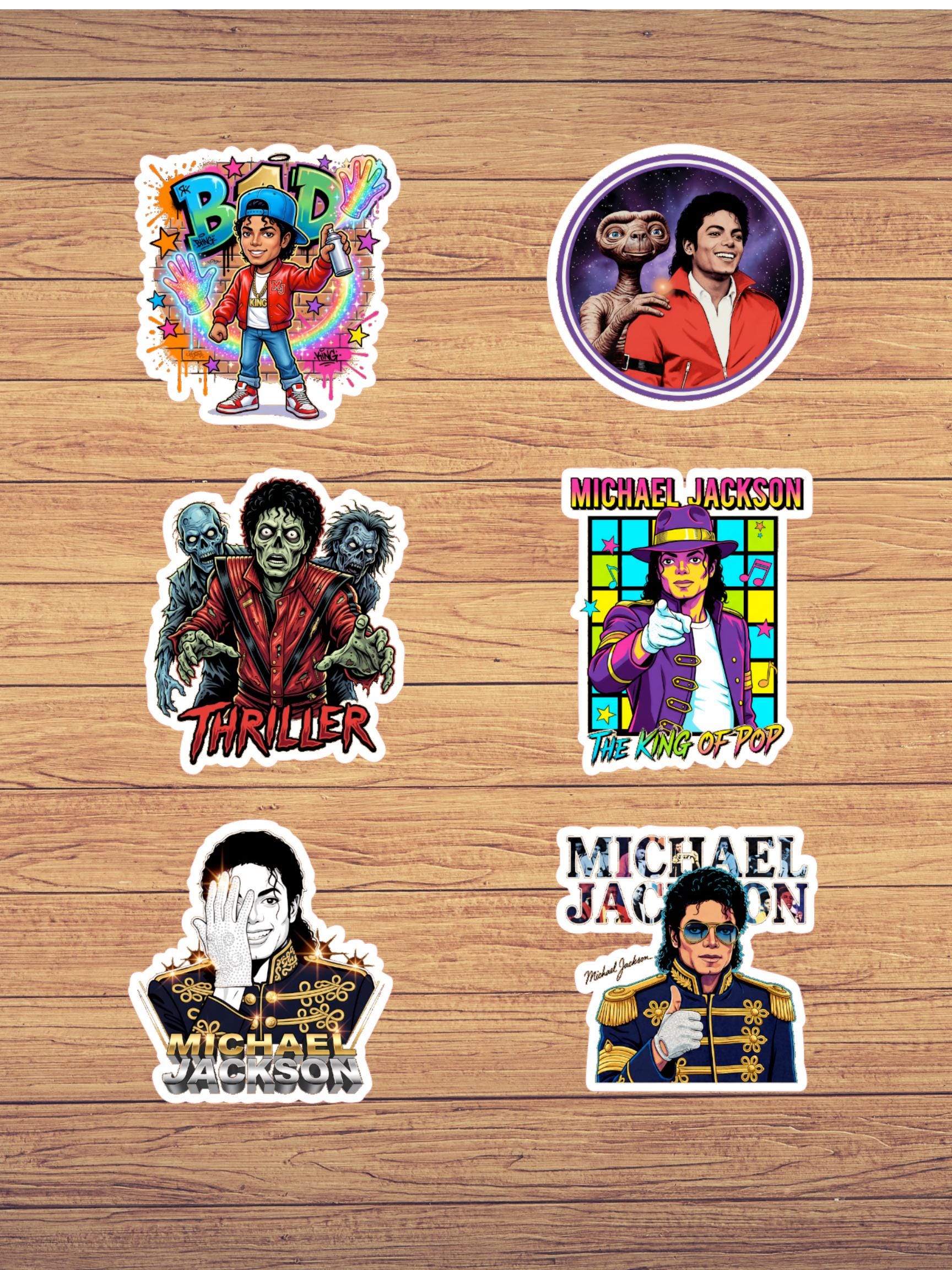 Michael Jackson Stickers 75 Unique Designs Etsy michael-jackson-stickers-75-unique-designs-etsy