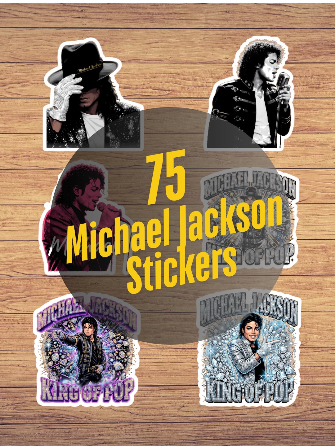Michael Jackson Stickers | 75 Unique Designs - Etsy