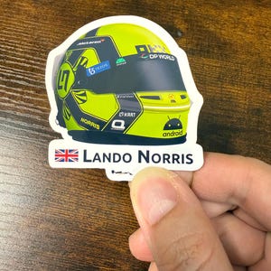 Juego de pegatinas de Lando Norris, campeón del mundo de F1 (20 unidades) imagen 7