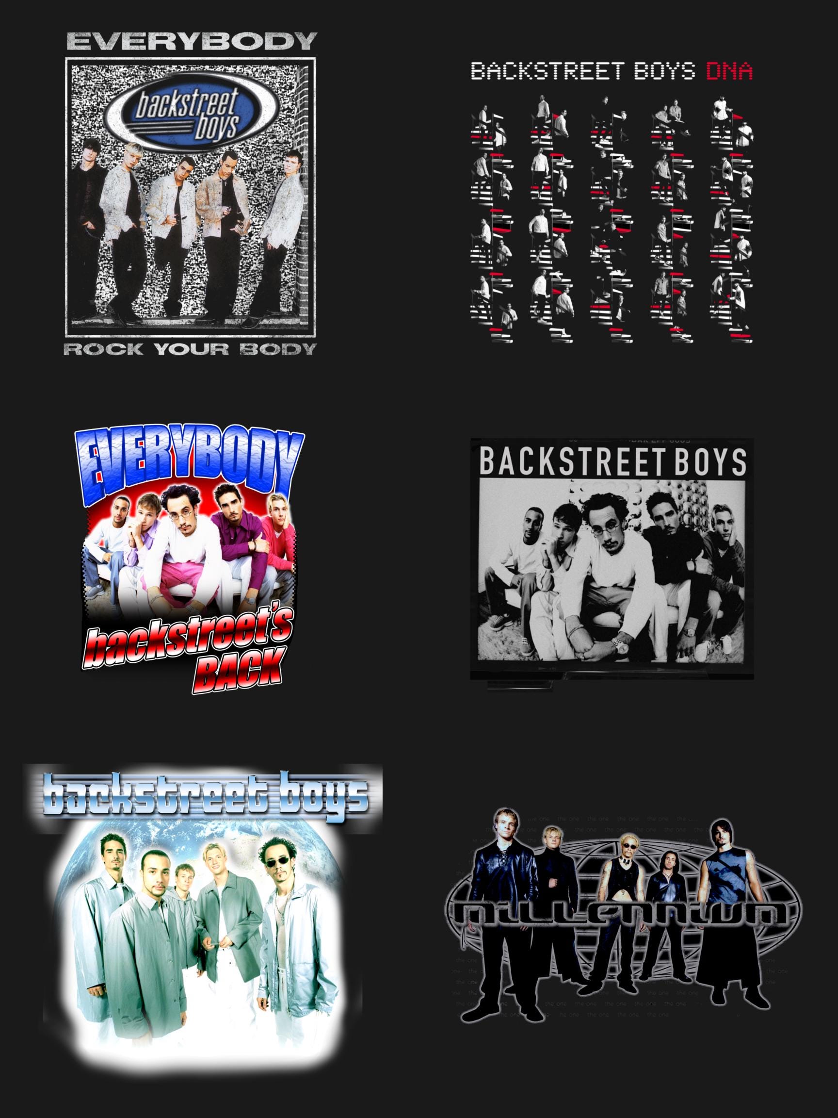 Backstreet Boys Sticker Set | 36 PCS - Etsy