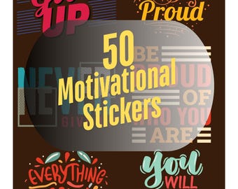 Motivational Sticker Pack | 50 PCS