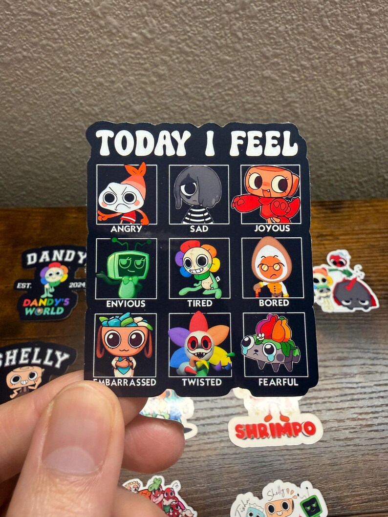 Dandy’s World–inspired Sticker Bundle - Etsy