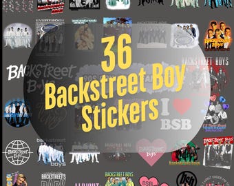 Backstreet Boys Sticker Set | 36 PCS