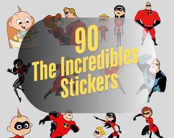 The Incredibles Sticker Bundle | 90 PCS