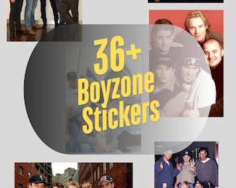 Boyzone Sticker Bundle | 36+ PCS