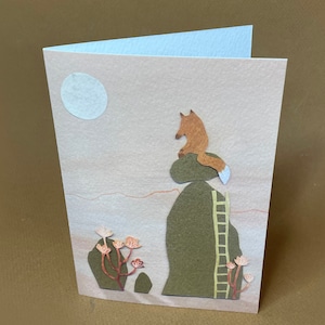 carte troost - rock with a view - carte double A6 avec enveloppe
