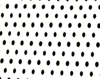 MODA - Half Moon - White with Black Dots - 100% Cotton - Quilting Cotton 32355 11