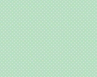 Snuggle Flannel - Lime Green Pin Dot Flannel