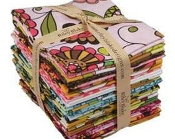 Lola's Posies - Fat Quarter Bundle (22) - by Lila Tueller Designs for Riley Blake Designs - Entire Collection