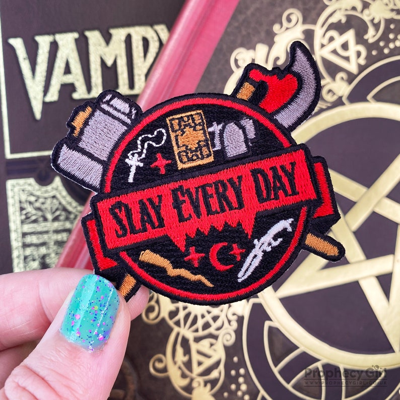 Slay Every Day Embroidered Patch image 1