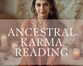 Lectura de la carta natal psíquica de astrología védica: Liberación del karma ancestral / PDF