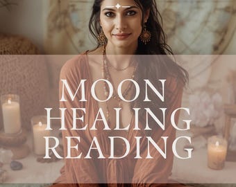 Lectura de la carta natal psíquica lunar de astrología védica: guía emocional, mantra curativo / PDF