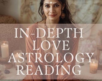 Lectura de la carta natal psíquica de la astrología del amor: Perspectivas sobre almas gemelas y relaciones, llamas gemelas / PDF