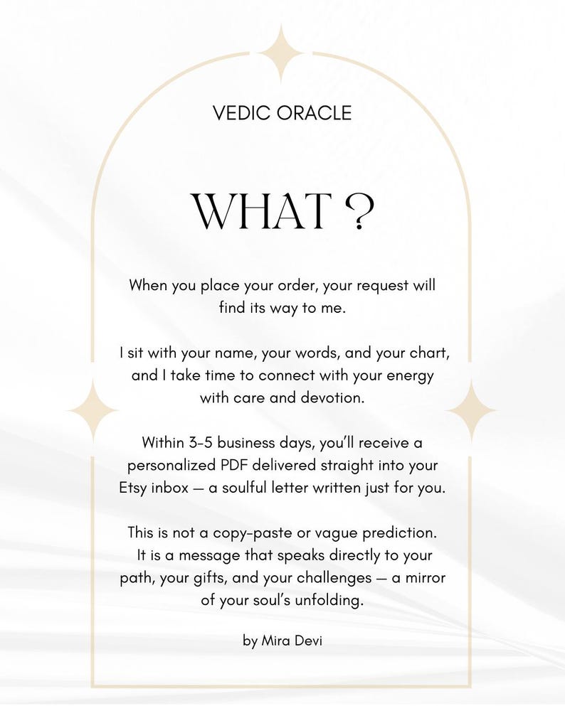 Soul-Aligned Business Psychic Birth Chart Medium Psychic • Vedic Astrology for Creatives & Spiritual Entrepreneurs | Purpose, Branding | PDF image 8