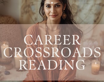 Lectura de la carta natal psíquica para encrucijadas profesionales / ¿Atascado en el trabajo y considerando un cambio? / Guía del alma de la astrología védica / Despertar espiritual (PDF)