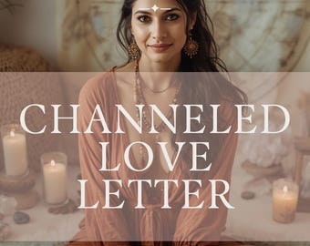 Carta de amor canalizada: Lectura intuitiva de la carta natal psíquica, conocimiento de almas gemelas / PDF