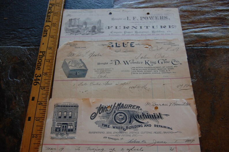 Antique Ephemera Furniture Store Salem Oregon Portland Oregon Etsy