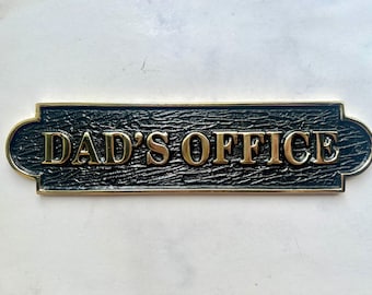 Custom Office Metal Sign, Office Room Plaque