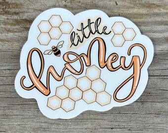 Little Honey Vinyl Sticker (3”)