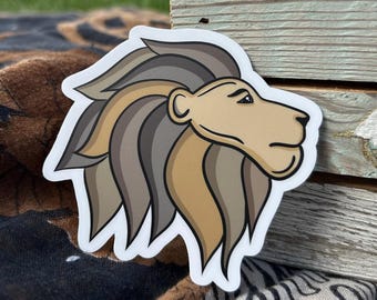 Lion Vinyl Sticker 3"
