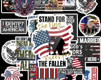 Patriotic Veteran Sticker Bundle