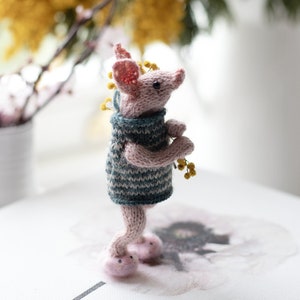 PIGLET DOLL - English Knitting Pattern