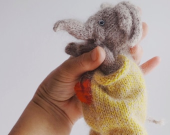 Baby Elephant - EASY KNITTING PATTERN