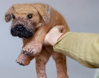 BULLMASTIFF PUPPY Knitting Pattern