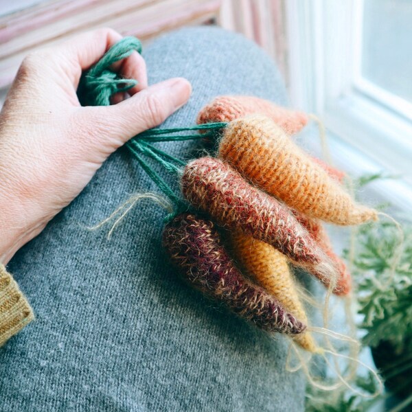 Pattern for Knitted Vegetables From Vintage Magazine Emailed Etsy Canada