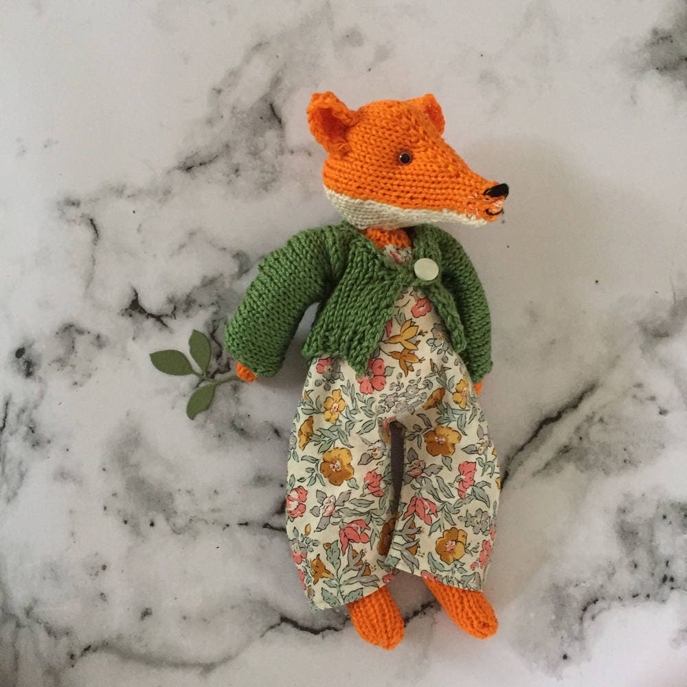 KNITTING PATTERN This Little Fox | Etsy