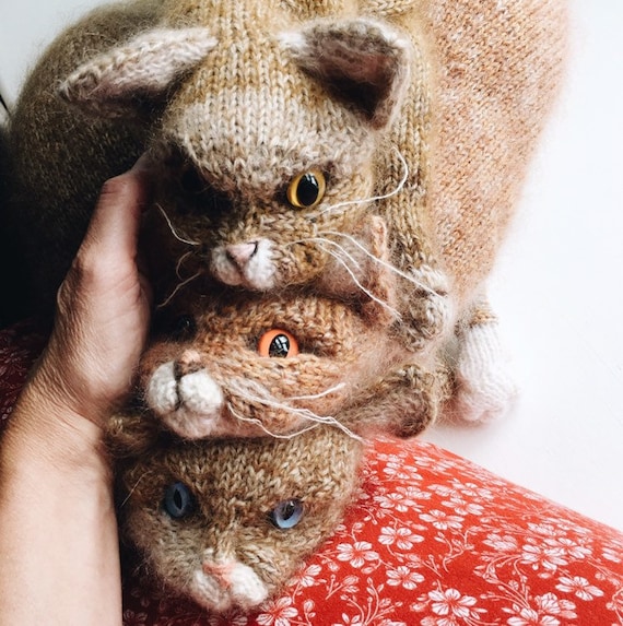 KNITTING PATTERN - Cat - Etsy