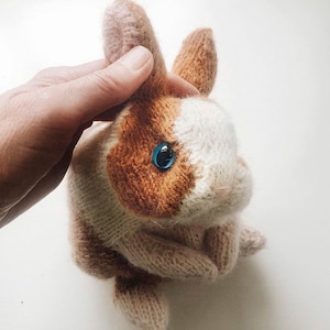 Cinnamon Dutch Rabbit - KNITTING PATTERN - Etsy