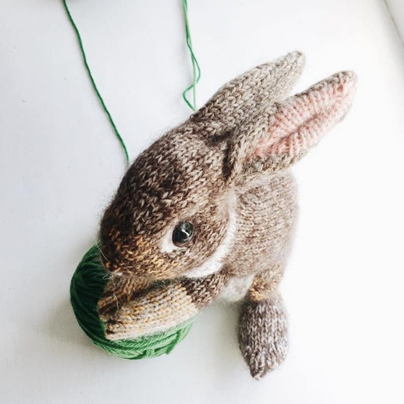 KNITTING PATTERN Wild Rabbit image 8