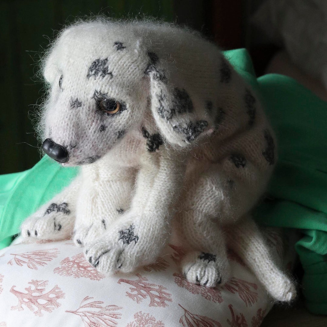 DALMATIAN PUPPY - Knitting Pattern - Etsy Canada