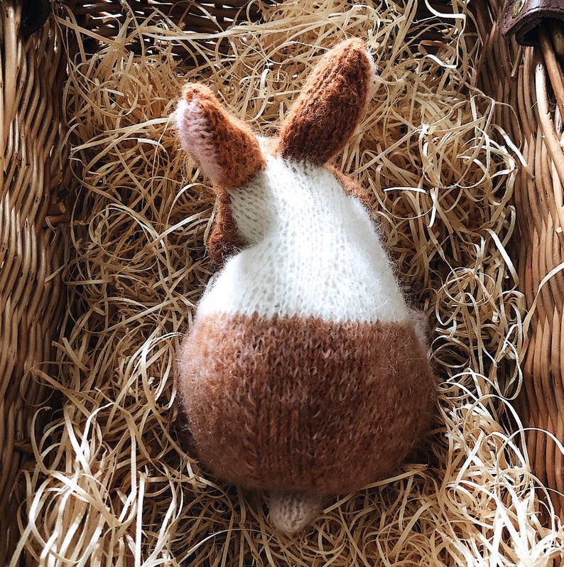 Cinnamon Dutch Rabbit KNITTING PATTERN - Etsy