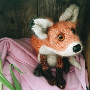 Fox Cub Knitting Pattern - Etsy