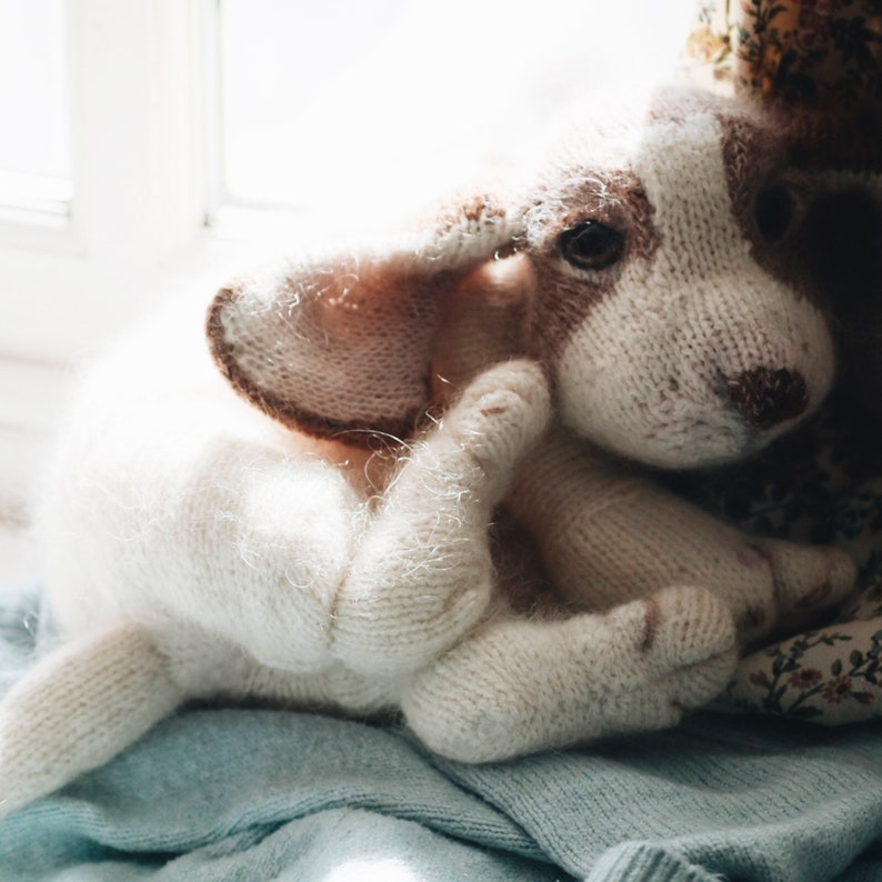 KNITTING PATTERN Beagle Puppy image 6