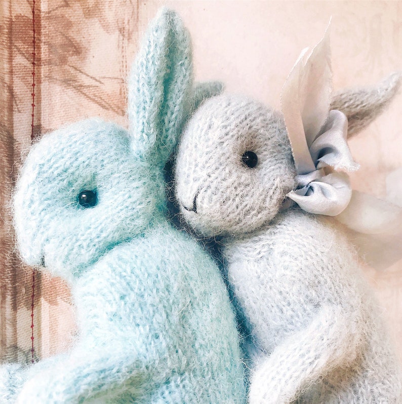 Little Blue Bunny KNITTING PATTERN image 5