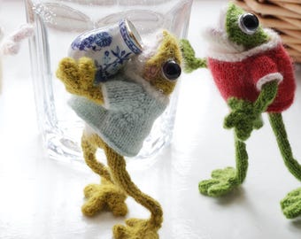 FROGLETS und KLÜGELCHEN Strickanleitung