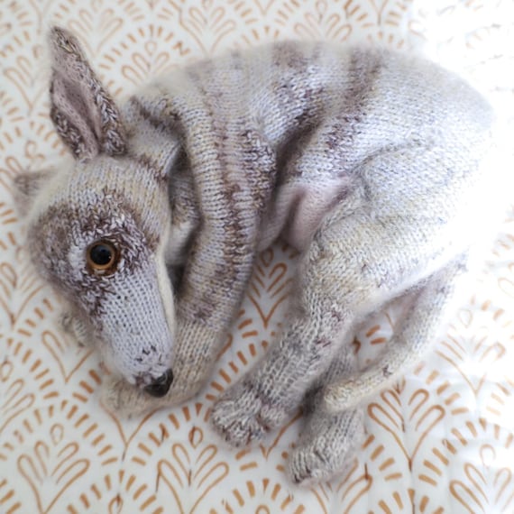 WHIPPET PUPPY - Knitting Pattern - Etsy